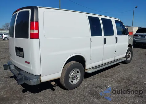 2014 GMC Savana 2500 Work Van z USA, uszkodzony, nr VIN 1GTW7FCAXE1904565
